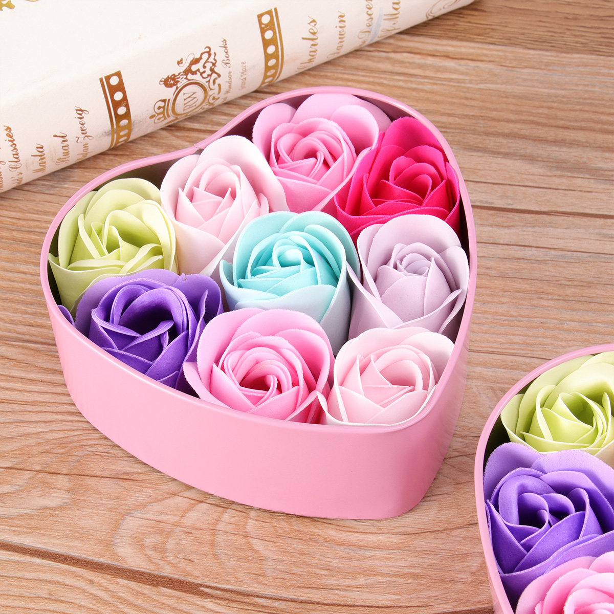 Rose Soap Flower Soap Set in E - Luxury Skincare Gift Set 리뷰 및 가격