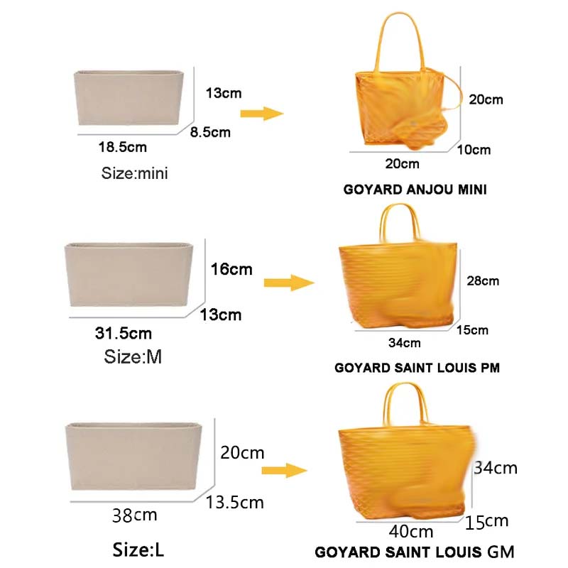 Felt Insert Bag Cosmetic Organ - Luxury Skincare Samples 리뷰 및 가격