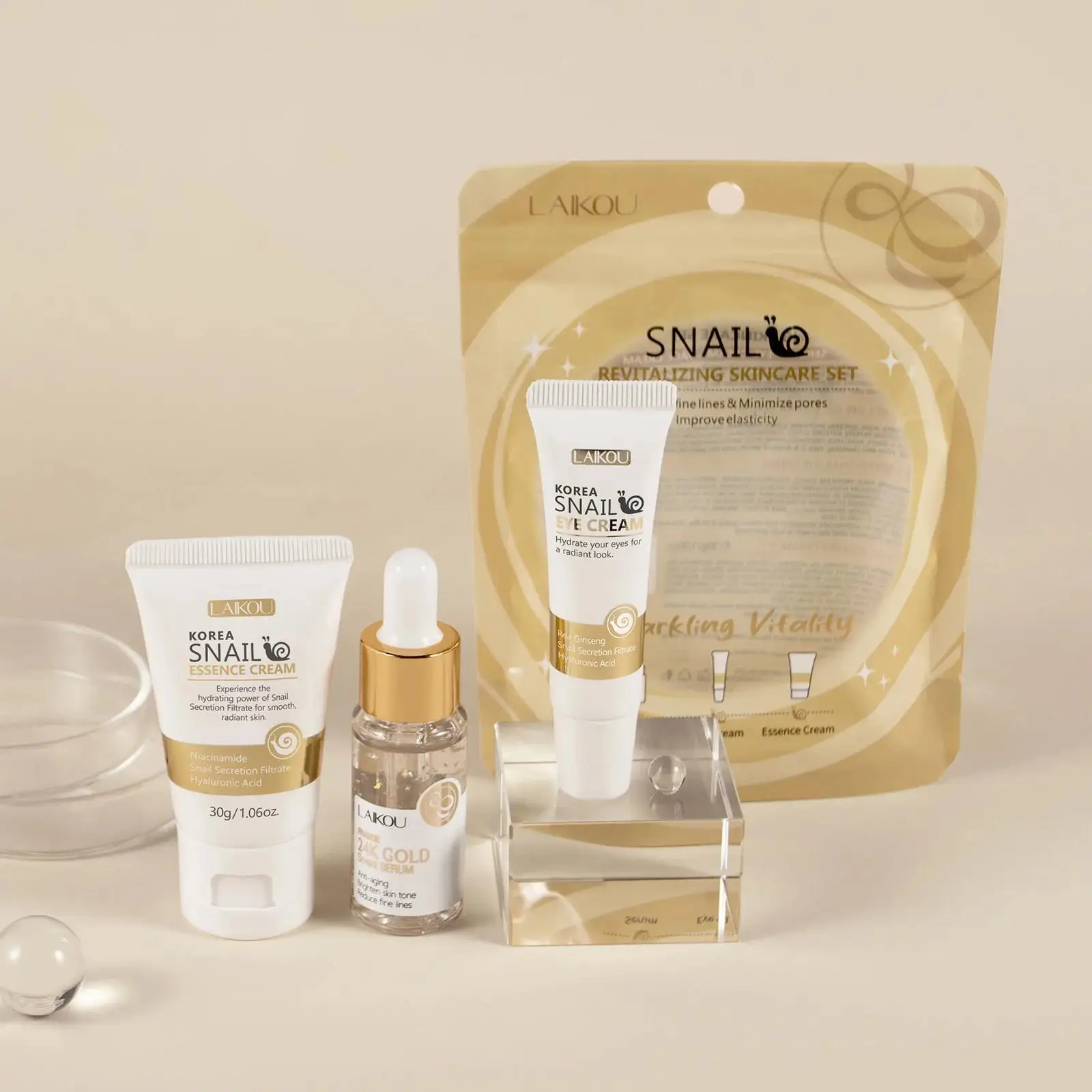 24K Gold Snail Repair Serum Ey - Luxury Natural Skincare 리뷰 및 가격