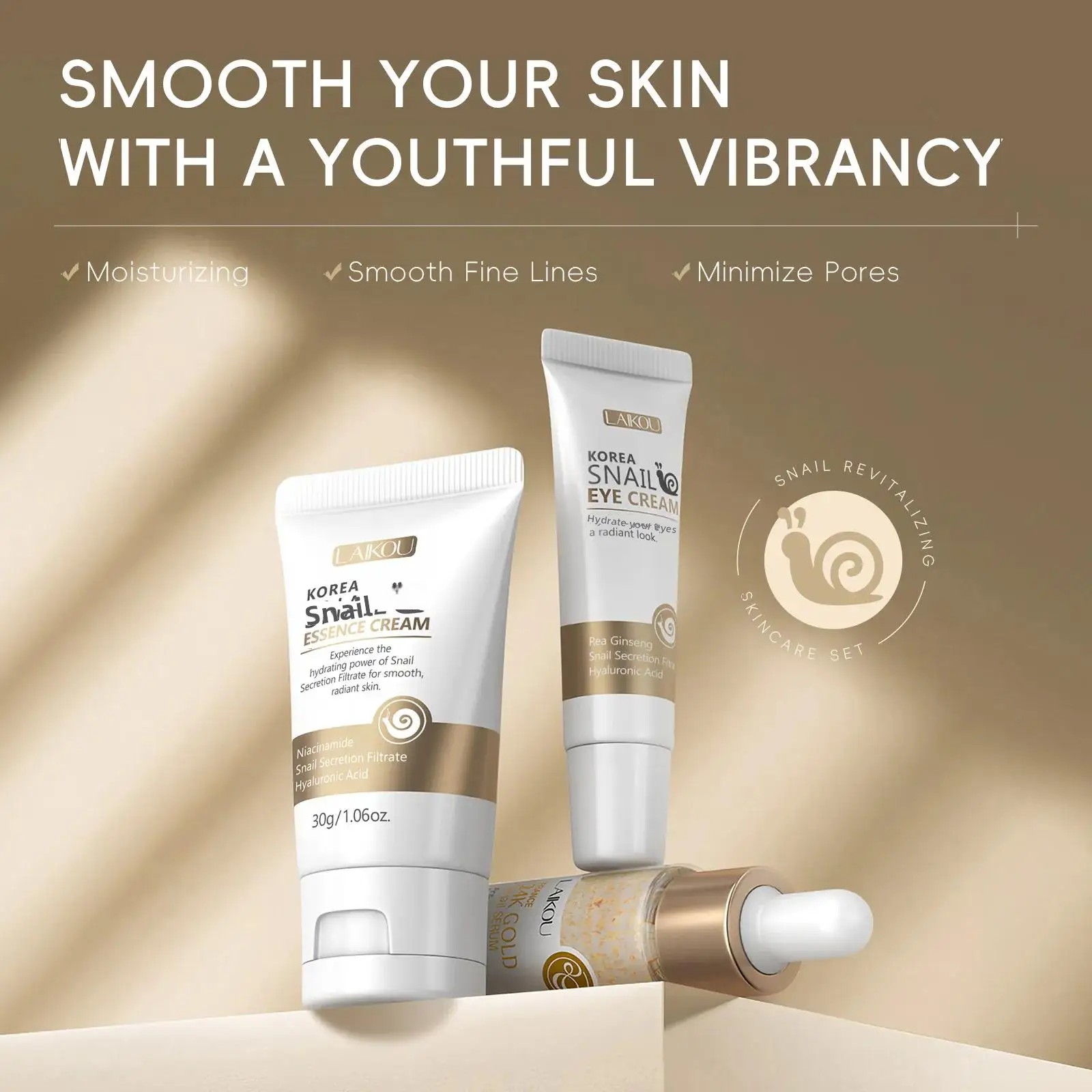 24K Gold Snail Repair Serum Ey - Luxury Natural Skincare 리뷰 및 가격