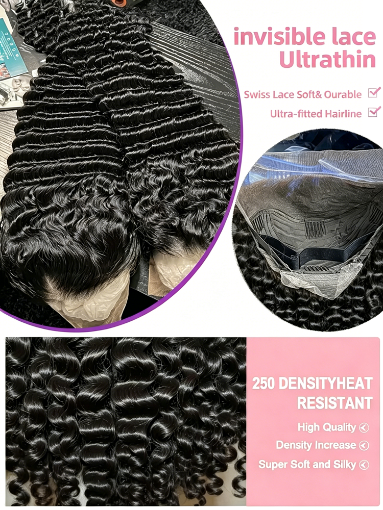 13x6 HD Loose Deep Wave Lace F - Luxury Natural Skincare 리뷰 및 가격