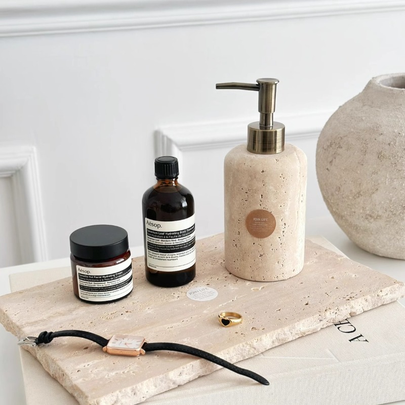Natural Stone Lotion Dispenser - Luxury Natural Skincare 리뷰 및 가격