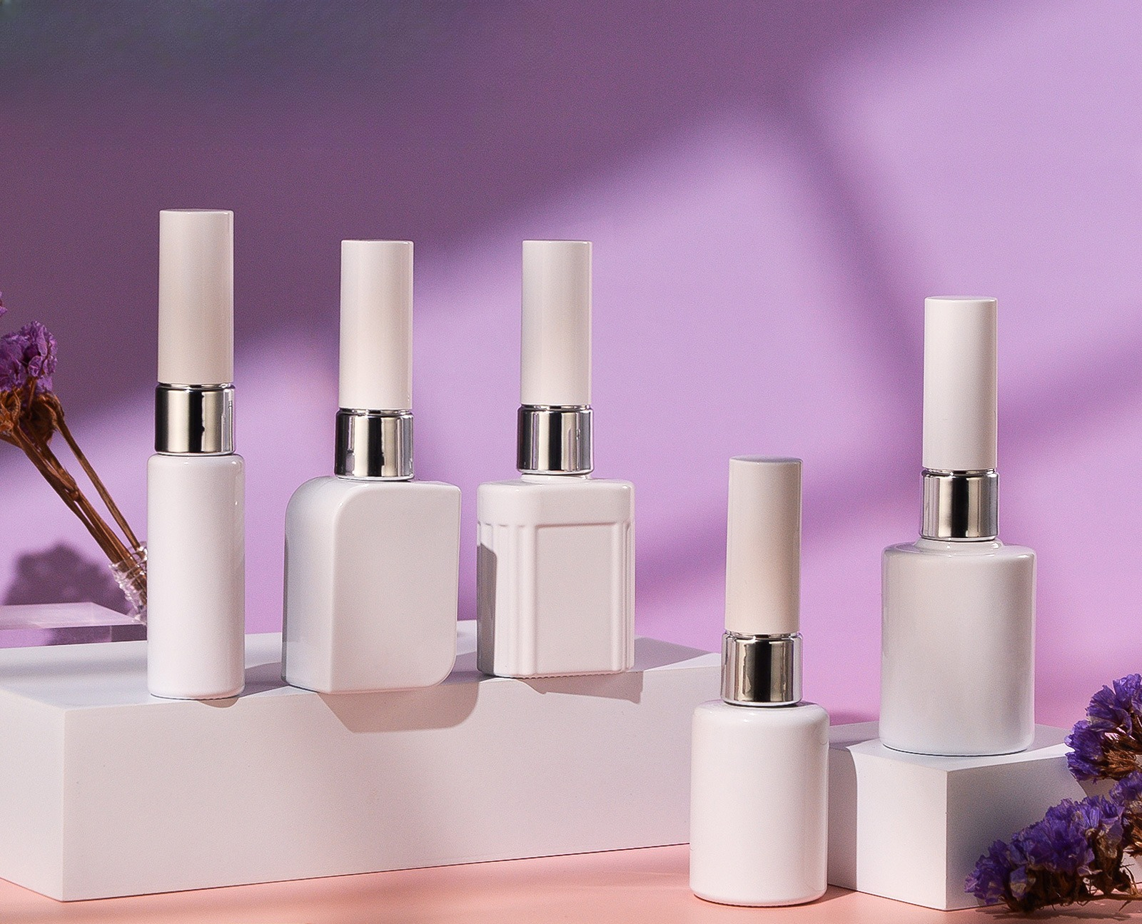 ‌8ml/10ml/15ml White Glass Emp - Luxury Skincare Samples 리뷰 및 가격